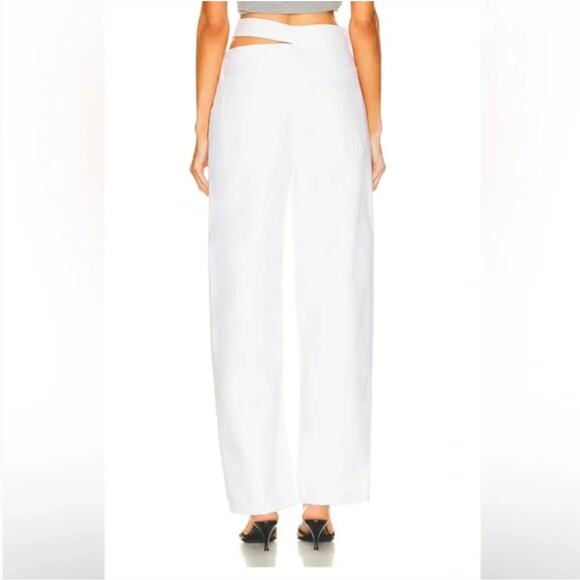 NEW $248 AGOLDE Broken Waistband Jean in Milkshake White | 27 - Picture 5 of 11